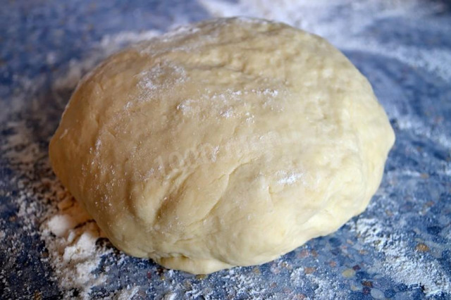 Roll dough on kefir
