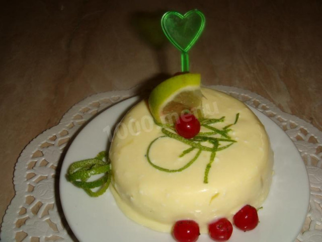 Lime mousse