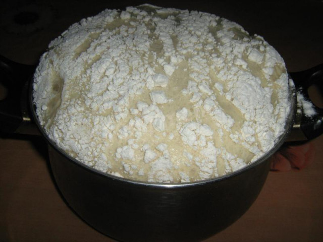 Yeast dough from dry yeast