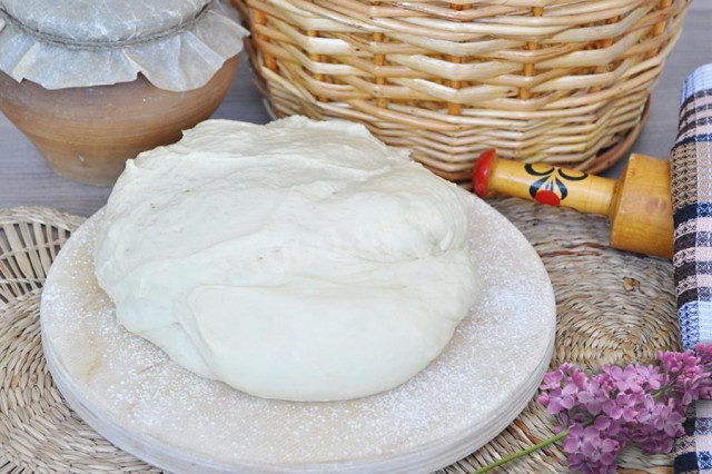 Dough with curdled milk for all occasions