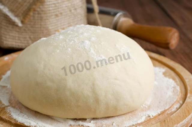 Mineral water dough for dumplings and dumplings