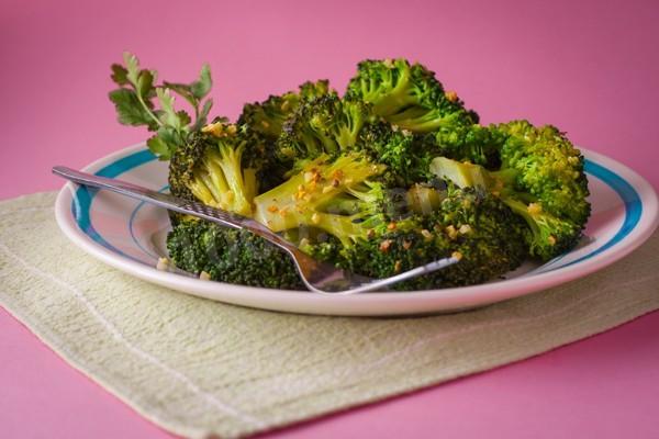 Fried broccoli cabbage