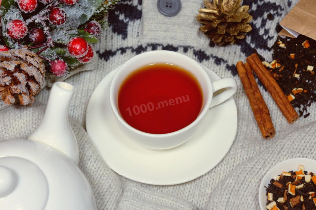 Warming winter tea