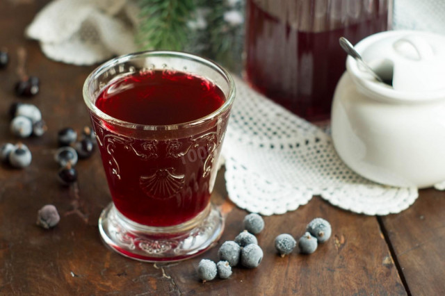 Frozen currant compote