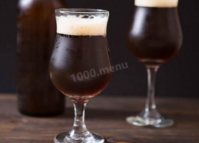Homemade beer made from bread