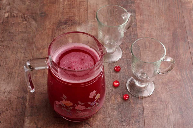 Frozen lingonberry juice