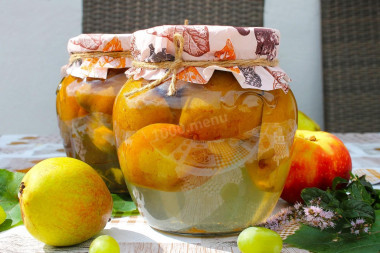 Pears for winter without sterilization compote