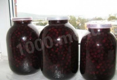 Liqueur from black currant on vodka and water