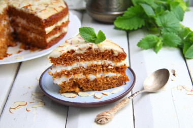 Lean carrot cake