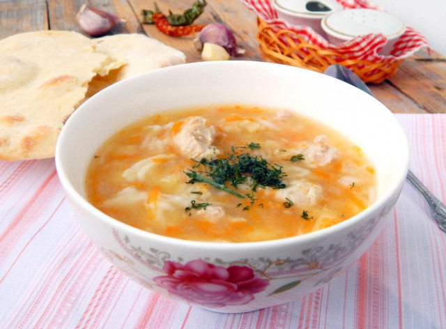 Semolina soup