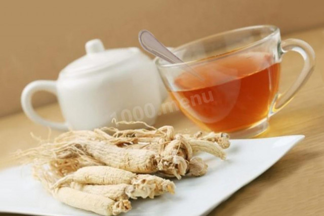 Black tea with ginseng