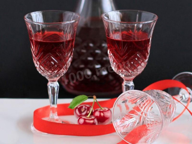Cherry wine without vodka
