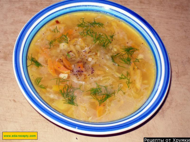 Lean cabbage soup