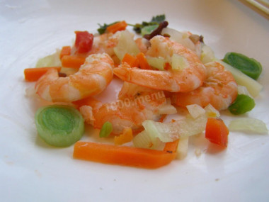 Shrimp in a slow cooker