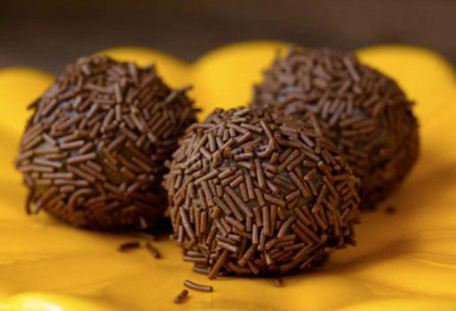 Brigadeiro truffles candies