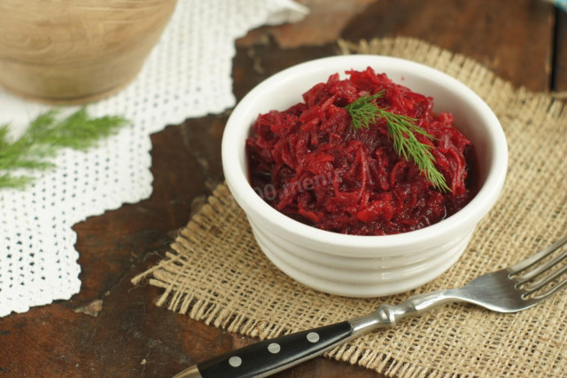 Beetroot salad will lick your fingers
