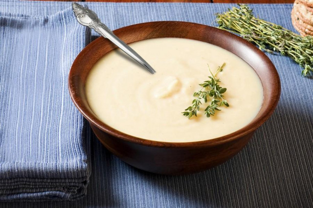 Creamy mashed soup