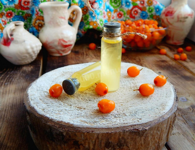 Sea buckthorn oil at home