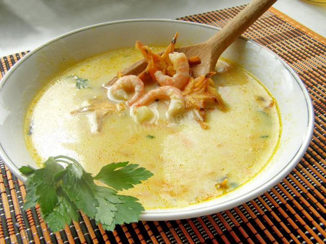 Creamy shrimp soup