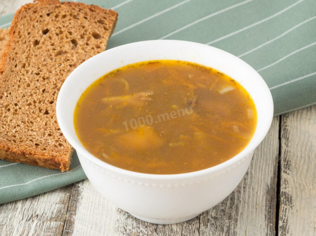 Soup from frozen soup