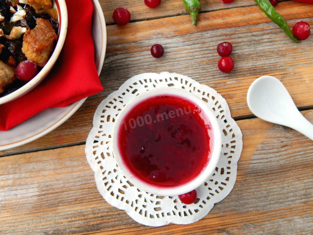 Cranberry sauce for meat