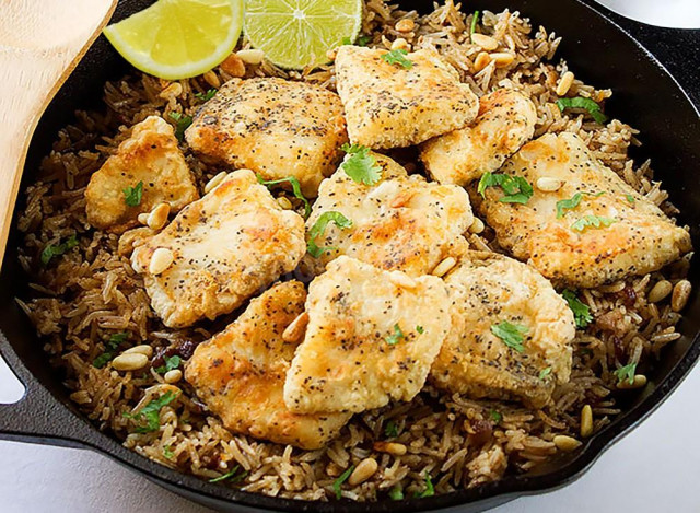 Pilaf with fish
