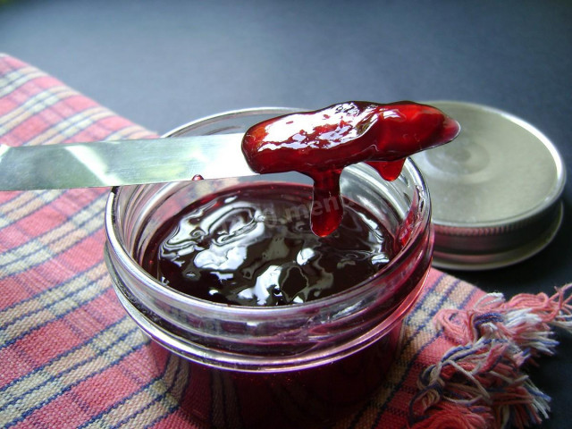 Cherry jelly jam without seeds