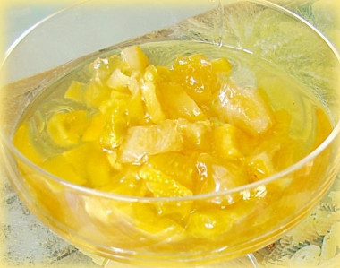 Squash jam with lemon