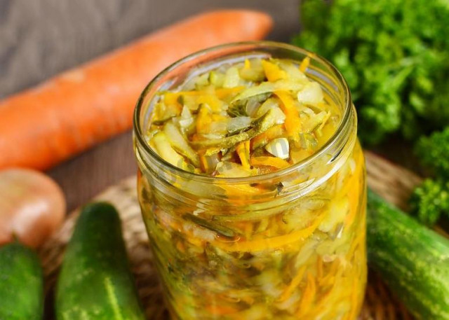 Cucumbers for pickle for winter without pearl barley