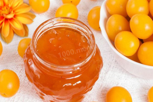 Yellow plum jam for winter without seeds