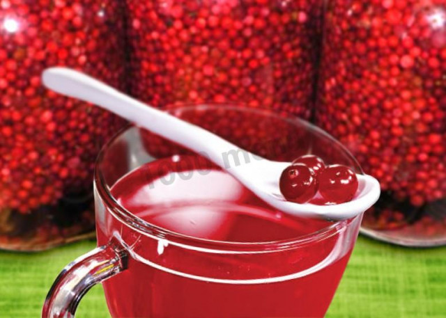 Cranberry compote for winter