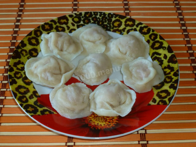 Chicken dumplings with milk