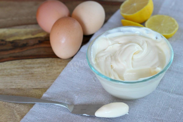 Low-calorie mayonnaise at home