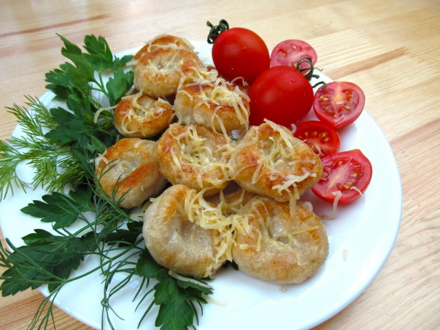 Potato gnocchi with chicken