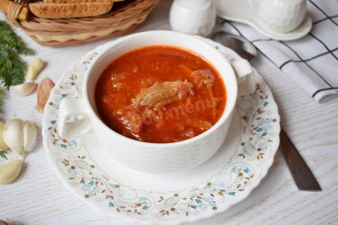 Turkey borscht