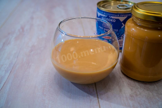 The most common homemade condensed milk