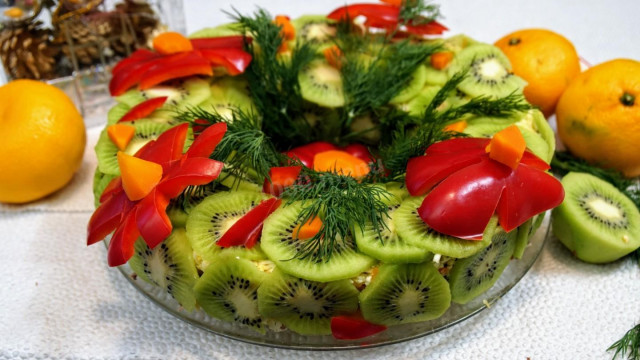 Tuna salad to New Year and Christmas