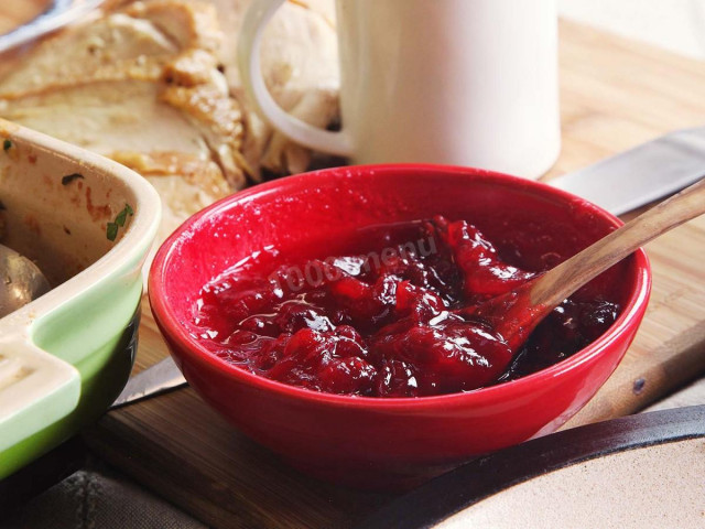 Cranberry sauce for poultry