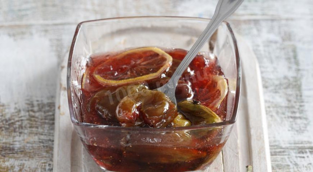 Jam figs with nuts