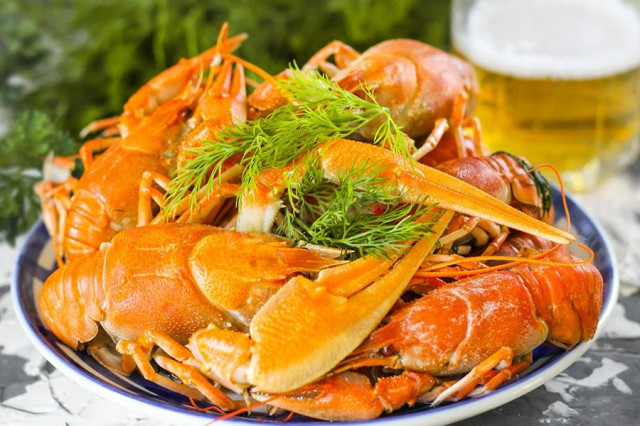 Crayfish for beer