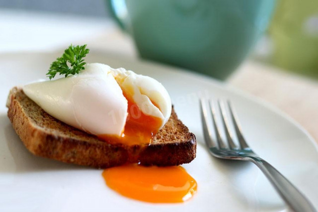Poached egg from jamie oliver