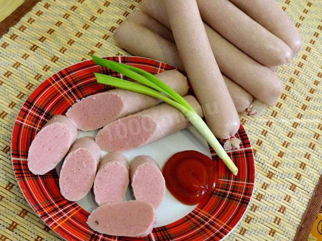 Homemade pork sausages
