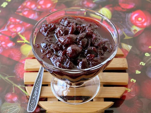 Frozen cherry jam