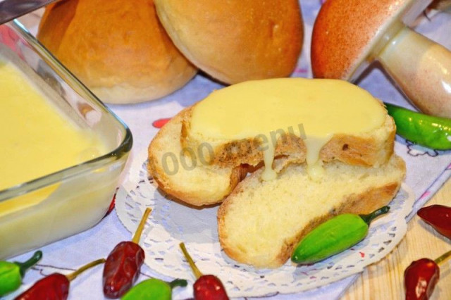 Homemade processed cheese favorite
