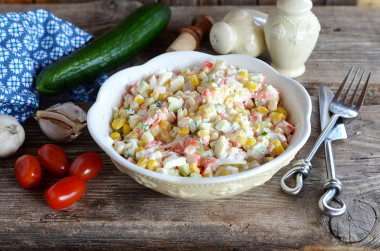 Crab salad with corn classic without rice
