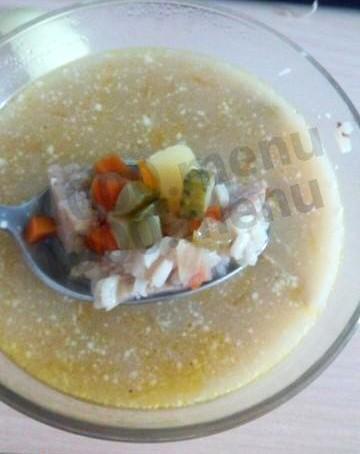 Pickle soup with rice