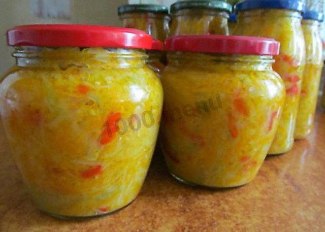 Vegetable soup in a jar for winter