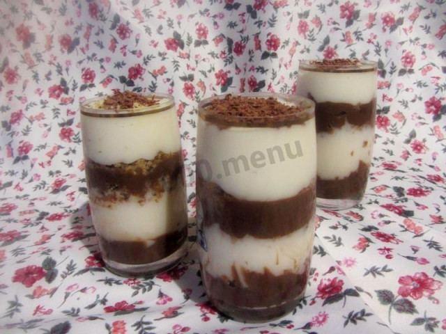 Vanilla chocolate pudding