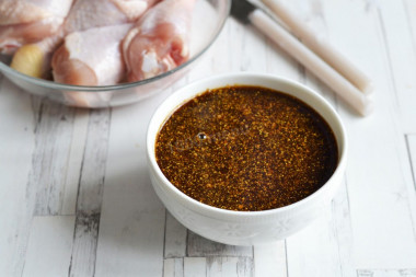 Marinade for chicken with soy sauce