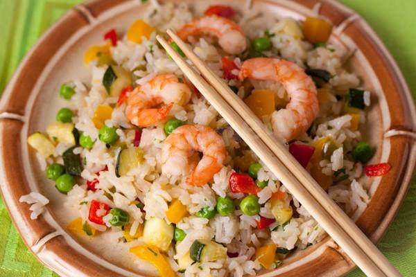 Rice with vegetables in 25 minutes